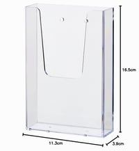 Helit H2350002 "The Help Wall" Nástenný držiak na letáky 1x1/3 DIN A6 Priehľadný 1 ks 2