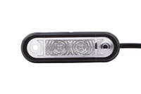 HELLA 2XA 959 790-411 LED obrysové svetlo pre prívesy a karavany - 12/24V - vstavané - číra šošovka - 5000 mm kábel - ECE/ADR 2