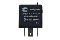 Elektronické prerušovač smerových svetiel HELLA 4DM 005 698-021 - 12V - 5-pólový zásuvný konektor 4