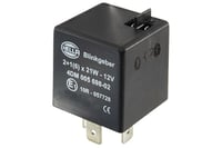 Elektronické prerušovač smerových svetiel HELLA 4DM 005 698-021 - 12V - 5-pólový zásuvný konektor 1