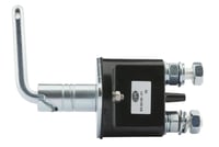 HELLA 6EK 008 458-011 Hlavný vypínač akumulátora – Ovládanie otočným gombíkom – 12 V – 2 kontakty – Skrutkové upevnenie – Stúpanie závitu 1,5 mm 2