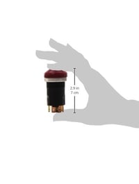 Vypínač výstražných svetiel HELLA 6HF 003 916-011 - 12V - s červenou kontrolkou - traktor 4
