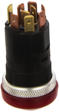 Vypínač výstražných svetiel HELLA 6HF 003 916-011 - 12V - s červenou kontrolkou - traktor 2