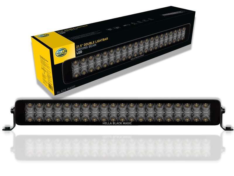 HELLA Black Magic dvoredna LED svjetlosna traka 21,5 inča 11000 lumena 12V-24V Offroad svjetlosni most za automobile, pick-up vozila, terence, ATV-e i kamione 1FJ 358 176-401