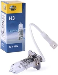 Hella H3 55W 12V Halogén Izzó PK22S Foglalat 2