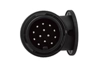 Mufă electrică pentru remorcă HELLA, 13 pini, 12V, contact cu șurub, ISO 11446 5