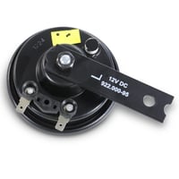 Klaksón HELLA S90 Style - 12V - 111dB(A) - 415Hz - Červené/čierne telo - Plochý konektor - Automobilový klaksón 3