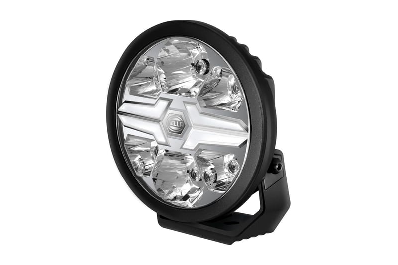 Okrúhly LED svetlomet HELLA VALUEFIT Blade Black 9 palcov 12/24V - Čierne prevedenie