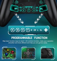 HELLCOOL vezeték nélküli kontroller Nintendo Switch/Switch 2/Lite/OLED konzolhoz, RGB 3