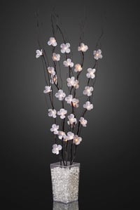 Set decor petrecere Disco: 1x glob oglindă 20cm + 1x ramură LED 120cm + 10x hârtie creponată + fundal foto 3