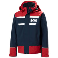 Geacă de ploaie pentru copii Helly Hansen Jr Salt Port 2.0 – Bleumarin, mărimea 164 1