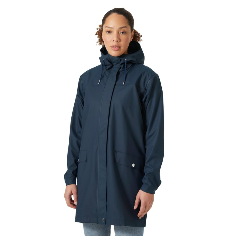 Dámsky pršiplášť Helly Hansen W Moss Rain Coat - tmavomodrý - veľkosť M
