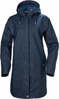 Dámsky pršiplášť Helly Hansen W Moss Rain Coat - tmavomodrý - veľkosť M 6