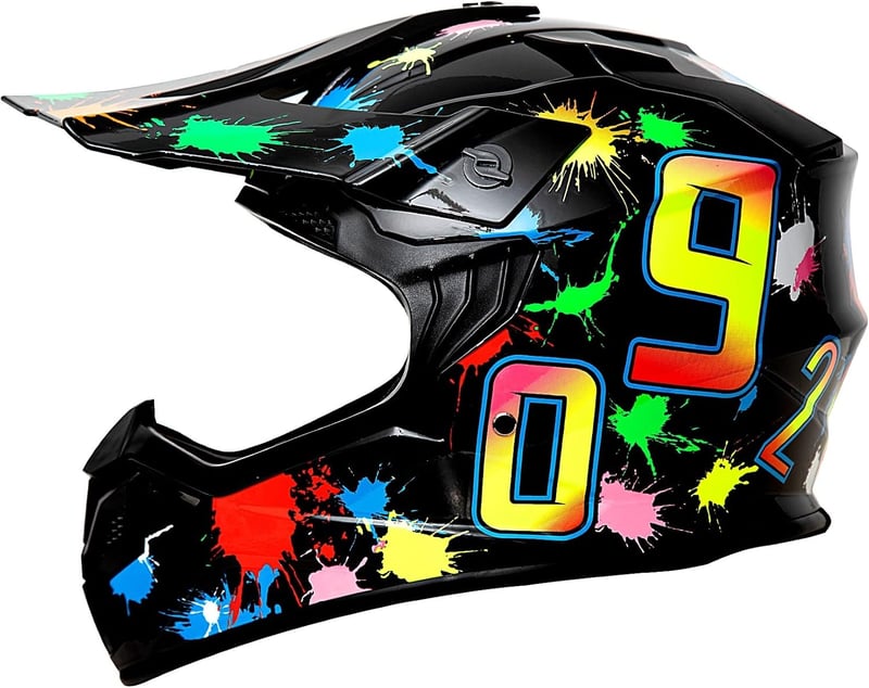 Helmblazia Gyermek Motocross Sisak ECE22.06 Teljes Arcvédelem
