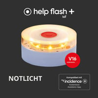 help flash IoT+ V16 Lampă de avertizare cu geolocalizare și intensitate luminoasă de peste 290 candele, conectivitate DGT 3.0, obligatorie din 2026, pachet de date inclus 7