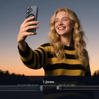 Helssitot magnetický obal na iPhone 17, kompatibilný s MagSafe, s 2 ks ochranných skiel na displej, matný priesvitný, nárazuvzdorný, odolný voči poškriabaniu – čierny 6