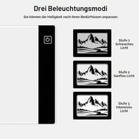 Helweet A4 LED podsvietená rysovacia tabuľa, svetelný stôl na prekresľovanie s nastaviteľným jasom, na maľovanie, skicovanie a animáciu 4