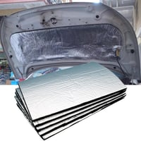 Sada zvukovoizolačných rohoží do auta Helweet, 5 ks - samolepiaca hliníková tepelná a zvuková izolácia na kapotu motora, kufor, dvere, 250x1 2