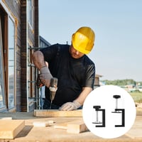 Clemă cu șurub tip C Helweet, dispozitiv de fixare pe masă pentru extensie universală, deschidere 57 mm, 2 bucăți, negru 7