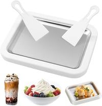 Helweet Fagylalt Készítő Lap 2 Spatulával - Jégkrém Roller Gép Házi Készítéshez 1