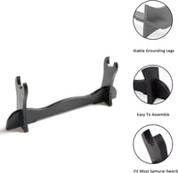 Helweet Katana Tartó Állvány Samurai Kard Kiállítási Rack Fegyver Tartó 5