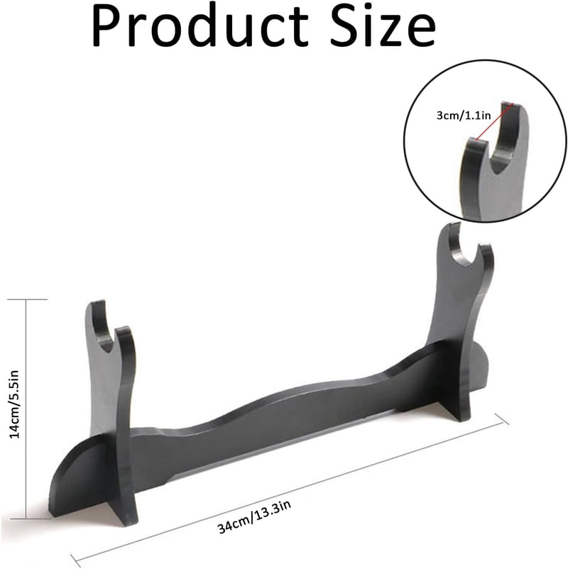 Helweet Katana Tartó Állvány Samurai Kard Kiállítási Rack Fegyver Tartó