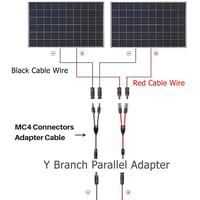 Helweet Napelem Y Elosztó Csatlakozó Párhuzamos Fotovoltaikus Kábel 4