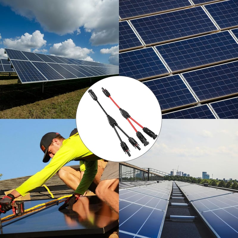 Helweet Napelem Y Elosztó Csatlakozó Párhuzamos Fotovoltaikus Kábel