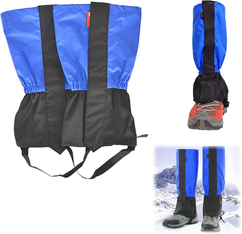 Helweet vízálló lábszárvédő gaiter, hó- és sárvédelem túrázáshoz, trekking és hegymászáshoz