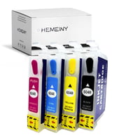 HEMEINY 604XL opakovane naplniteľná atramentová kazeta s čipom s automatickým resetom, kompatibilná s Epson XP-2200 XP-3200 XP-4200 WF-2910DWF WF-2930DWF WF-2950DWF 1