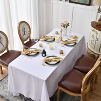 HEMERIEN 12 darabos szatén asztalterítő szett, 20x20 inch, champagne arany, esküvő és ünnepségekhez 6