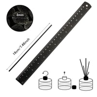 Hemiks 100 kom. Ratan štapići za difuzor, crni, 19 cm x 3 mm, trska za aroma difuzor za eterična ulja, za dom, ured, hotel, spa 3