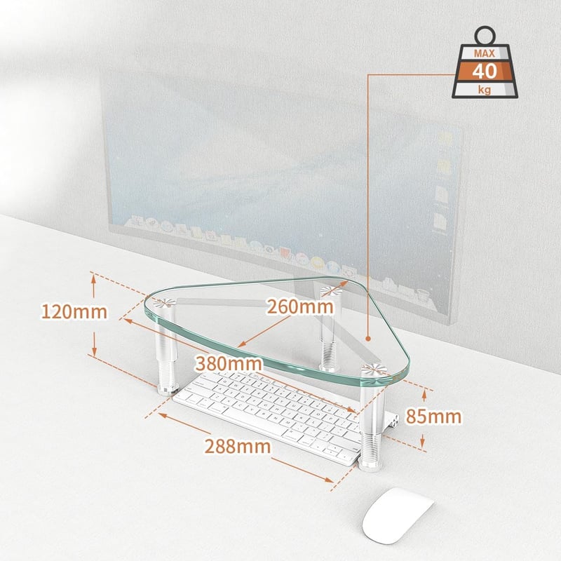Hemudu ergonomikus laptop és monitor állvány képernyő emelő