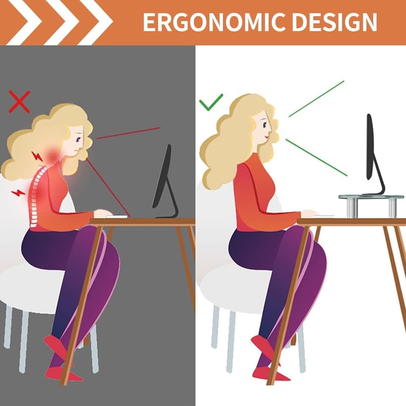 Hemudu ergonomikus laptop és monitor állvány képernyő emelő
