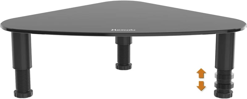 Hemudu háromszög alakú monitor és laptop képernyőemelő állvány ergonomikus PC képernyő alátét