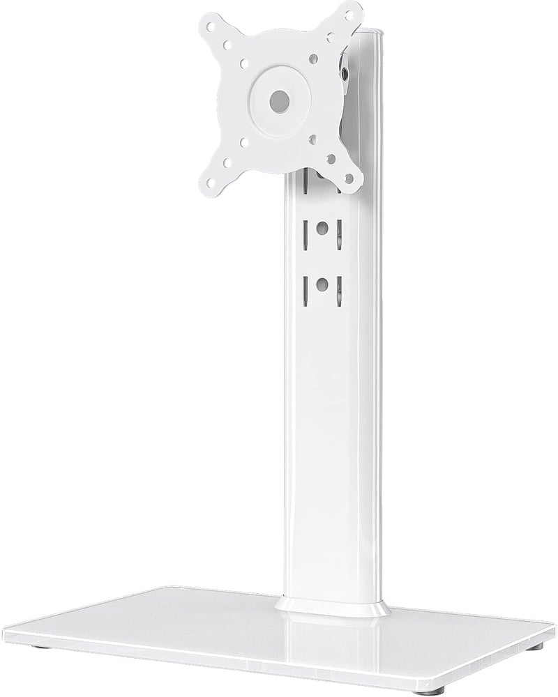 Hemudu monitorállvány 13-32", magasságállítható, forgatható, max. 35 kg - fehér