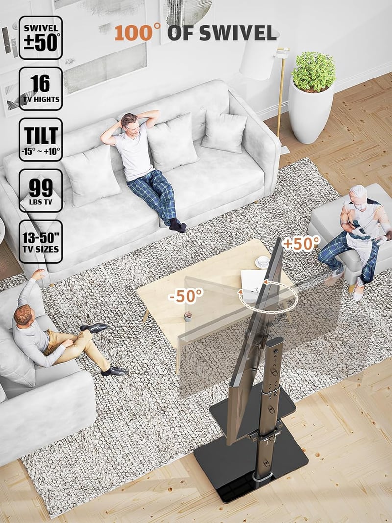 Hemudu Univerzális Forgó TV Állvány