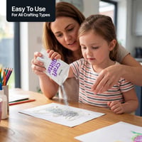 Glitter decorativ Hemway Craft 100g, extra grosier, 1 mm, argintiu, pentru artizanat și decorare 3