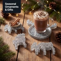 Glitter decorativ Hemway Craft 100g, extra grosier, 1 mm, argintiu, pentru artizanat și decorare 7