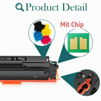 HenceBuy 201X kompatibilný toner pre HP CF400X CF400A Color LaserJet Pro MFP M277dw M277n M274n M252dw M252n – čierna, azúrová, žltá 3