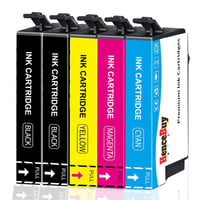 HenceBuy 405XL Multipack kompatibilná sada atramentových kaziet Epson 405 XL - 2 čierne, 1 azúrová, 1 purpurová, 1 žltá - WF-4820DWF WF-3820 WF-4825 WF 1