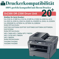 Kompatibilná zobrazovacia jednotka HenceBuy DR-2200 pre tlačiarne Brother DR2200 – MFC 7360N 7460DN 7860DW HL2130 HL2240D HL2250DN DCP 7055 7065DN FAX 2840 – čierna 2