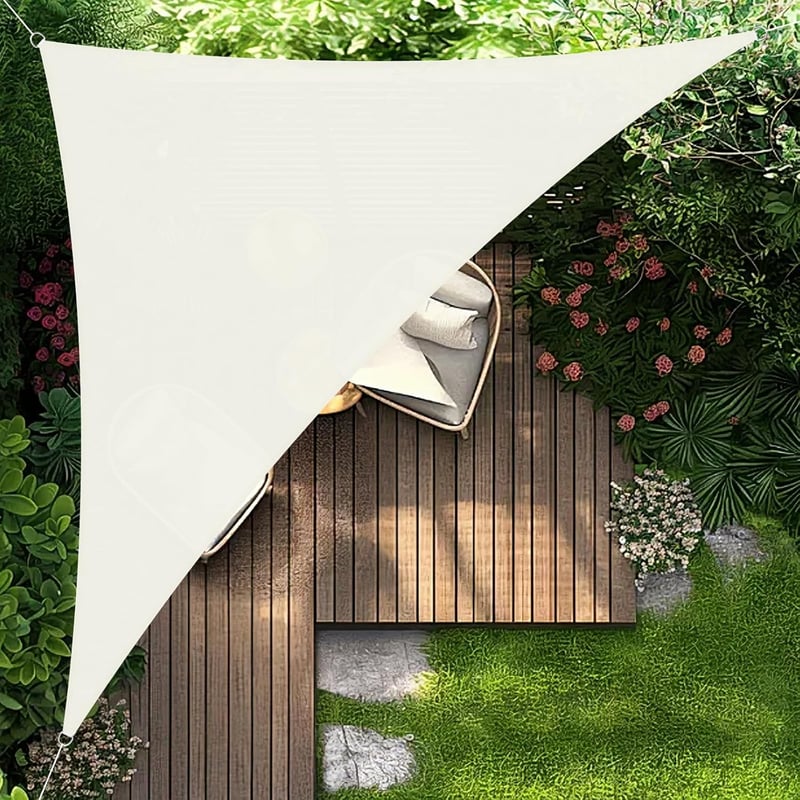 HENG FENG Háromszög Napvitorla 5x5x7m Vízálló UV Védelem Teraszra