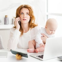 HENGBIRD 2 Darabos Vicces Macska Telefontartó Asztali Mobiltelefon Állvány Cuki Macskafej Dizájn Smartphone Tartó 5