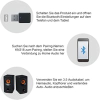 HENGBIRD Bluetooth 5.1 USB Vevő Autóba 3.5mm AUX Csatlakozóval, Beépített Mikrofon, Plug and Play Autós Hangszórókhoz PC TV 3