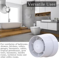 HENGBIRD Csatornás Ventilátor 100-150mm Csendes Inline Szellőztető Konyha Fürdőszoba 4