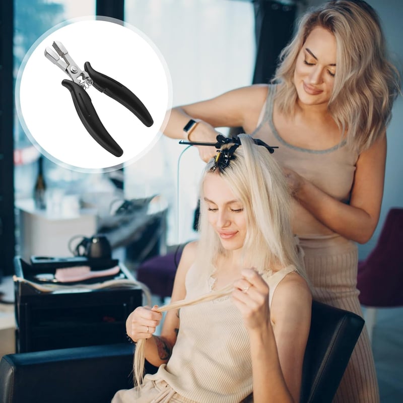 HENGBIRD Hajhosszabbítás Eltávolító Fogó - Keratin Bonding és Tape Extensions Eltávolításához, Króm Bevonatú Acél Eszköz