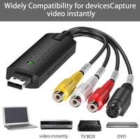 HENGBIRD USB 2.0 Videó Digitalizáló Konverter VHS Kazetta DVD Átalakító Analóg Digitális Adapter Windows Mac Kompatibilis 4