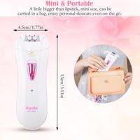 Mini epilator fără fir HENGBIRD cu lumină LED pentru față și corp 5