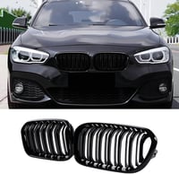 Hengjiayao BMW 1-es F20 F21 Fényes Fekete Vesekidney Rács 2015-2018 1